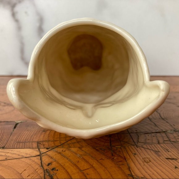 Vintage Belleek Ireland Porcelain Great Horned Owl Figural Vase ๐ฆ - Picture 7 of 8